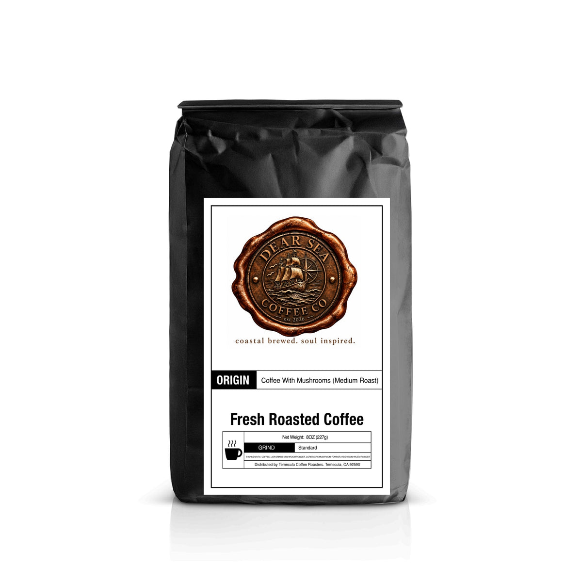 Coffee with Mushrooms Medium Roast